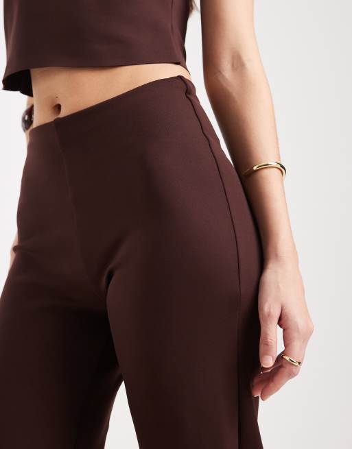 Commando Wide leg pant in oxblood - BURGUNDY, 5 of 5