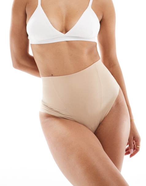 Commando Zoned smoothing thong in beige - view 1