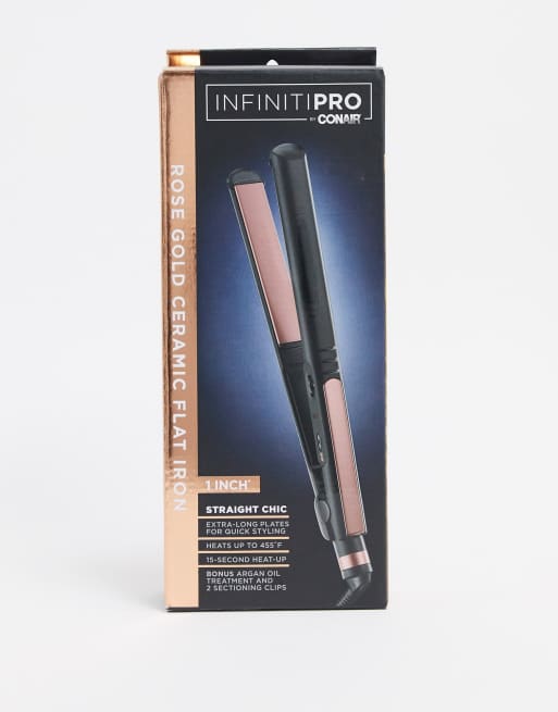 Infiniti pro rose 2024 gold ceramic flat iron