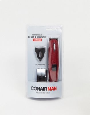 ConairMan corded beard and mustache trimmer-No color
