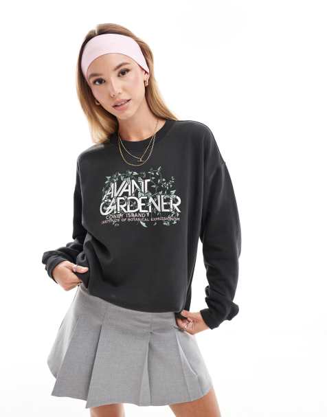 Coney Island Picnic Avant gardener crew sweatshirt in pirate black - view 1