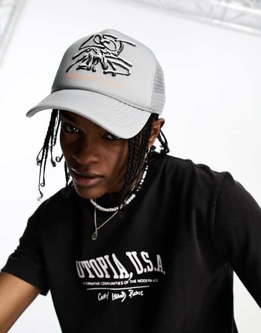 Casquette Baseball SCP Foundation - Logo Imprimé Rétro Y2K - Snapback Réglable - Style Camionneur Printemps