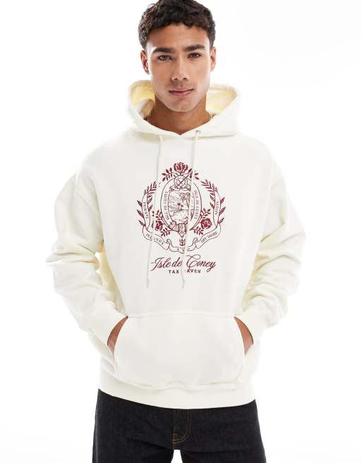 Coney Island Picnic Coney island picnic tax heaven hooded sweatshirt in coconut milk in coconut milk