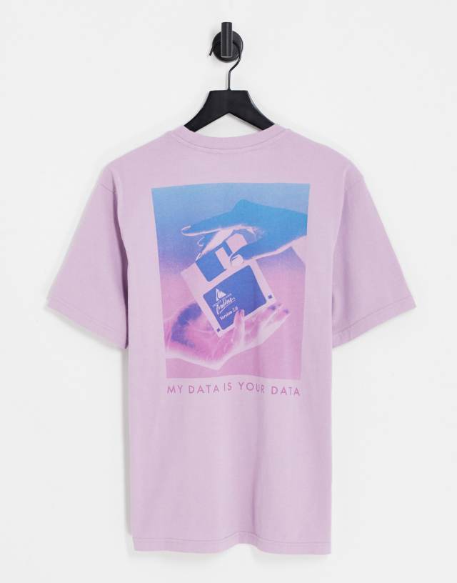 Coney Island Picnic - online t-shirt in lilac with chest and back print