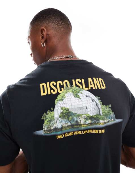 Coney Island Picnic – T-Shirt in Schwarz mit „Discoland“-Print - view 1
