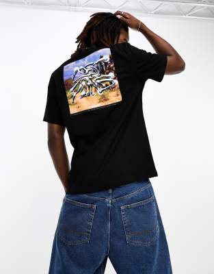 Coney Island Picnic - T-shirt nera con stampa 