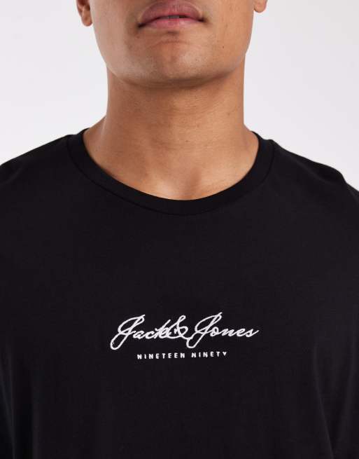 Conjunto de estar por casa negro de camiseta de Jack & Jones, 5 de 5