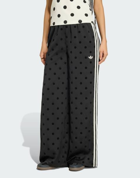 Conjunto negro con estampado de lunares de satén de adidas Originals - view 1