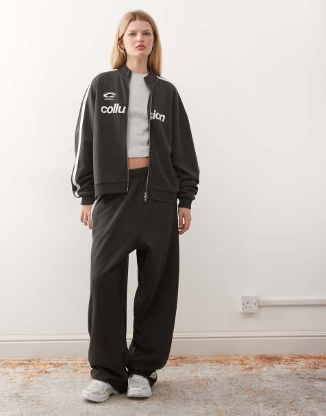 Conjunto negro con panel lateral de COLLUSION - view 1