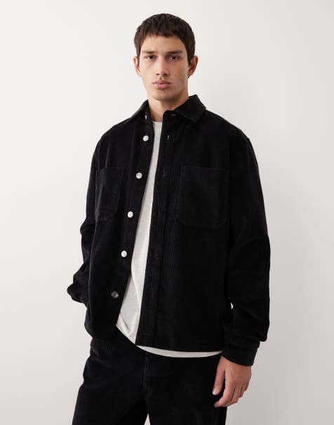 Conjunto negro de pana de ASOS DESIGN - view 1