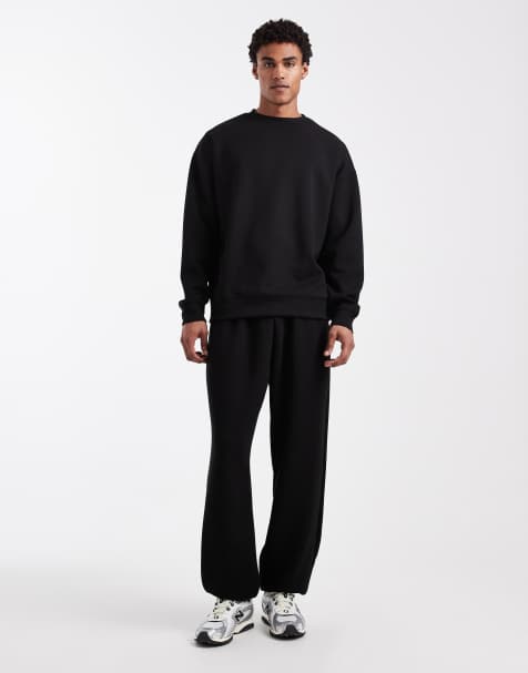 Conjunto negro de tejido efecto neopreno de Brave Soul - view 1