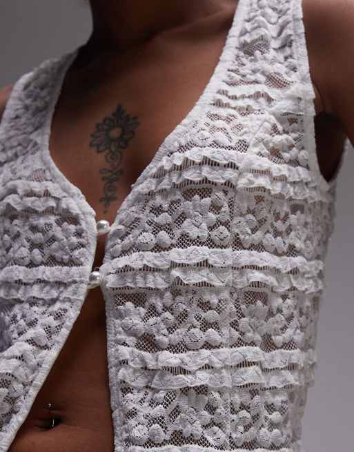 Conjunto playero blanco de Rhythm