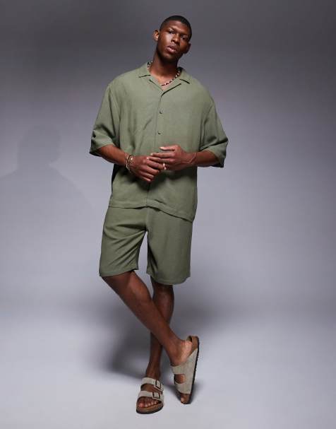 Conjunto verde de lino de ASOS DESIGN - view 1