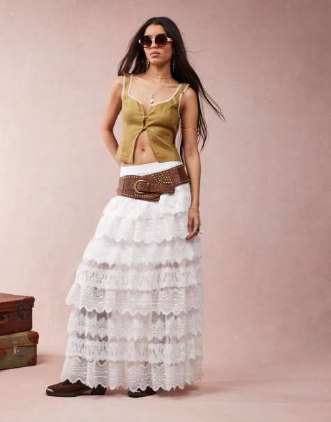 Conjunto verde oliva con detalle de cuentas de lino de VRG GRL - view 1