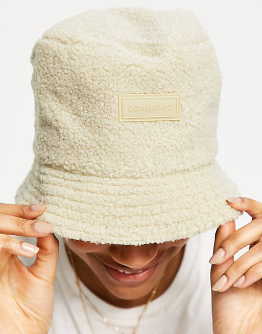Consigned borg bucket hat in stone