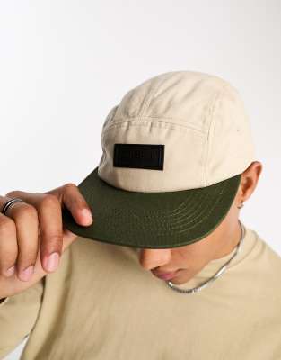 Consigned trucker cap in sand and khaki - ASOS Price Checker