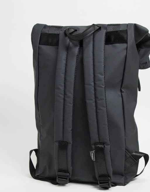 Consigned double clip roll top backpack