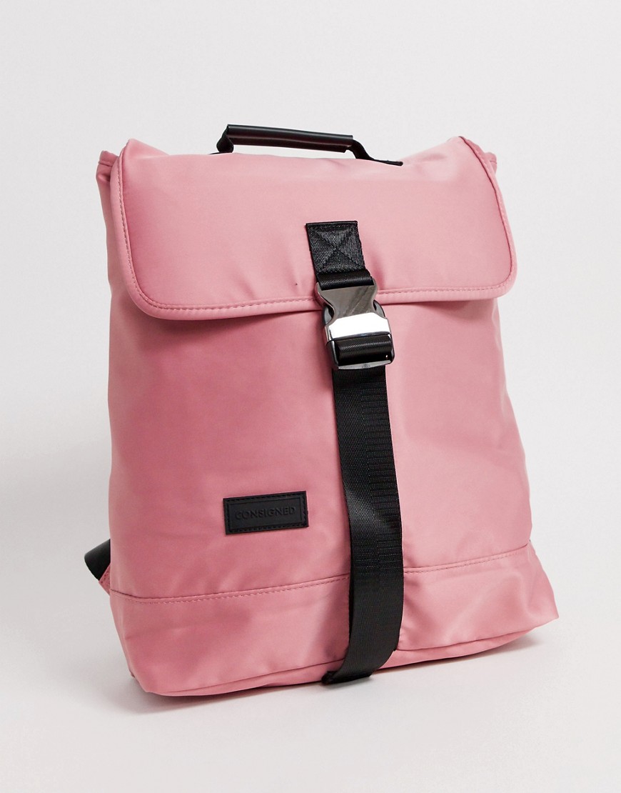 Consigned dusty pink backpack