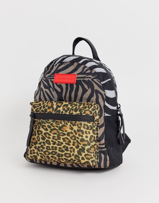 Consigned mini backpack in animal | ASOS