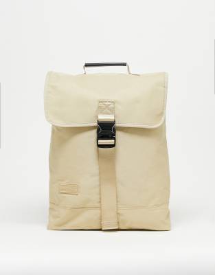 Consigned nylon clip backpack in off white - Click1Get2 Sale