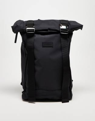 Consigned Nylon Double Clip Backpack In Black ModeSens