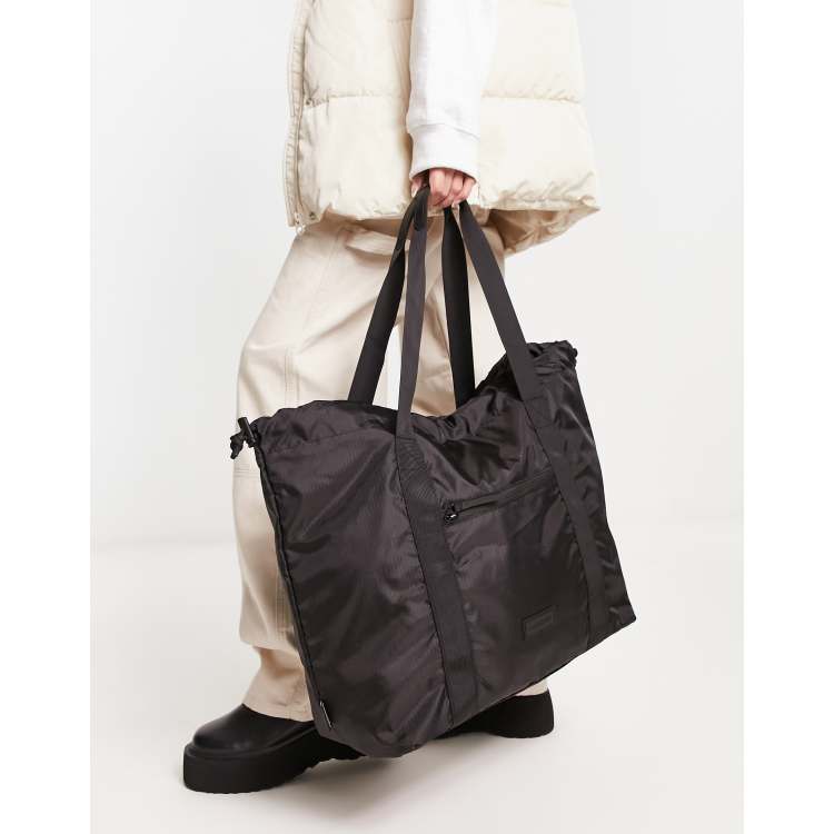 Nylon black tote bag new arrivals