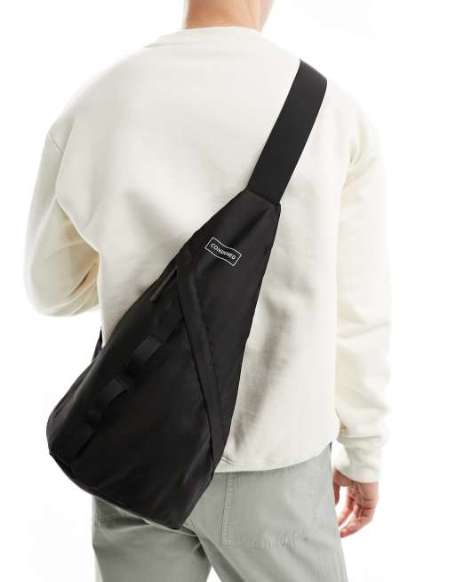 Plain black hotsell sling bag