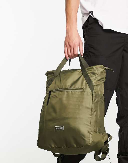 Consigned – Torba-plecak typu tote w kolorze khaki