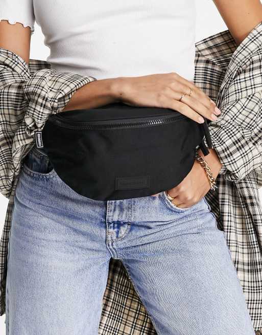 Consigned zip around bumbag in black