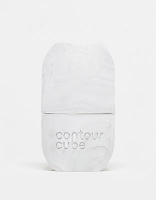 Contour Cube - Ice Facial Tool - Kühlendes Gesichtspflege-Tool mit Marmormuster-Keine Farbe