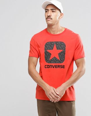 tee shirt converse rouge