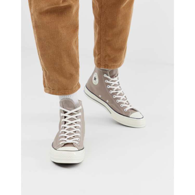 Converse All Star Chuck 70 high top plimsolls in grey | ASOS