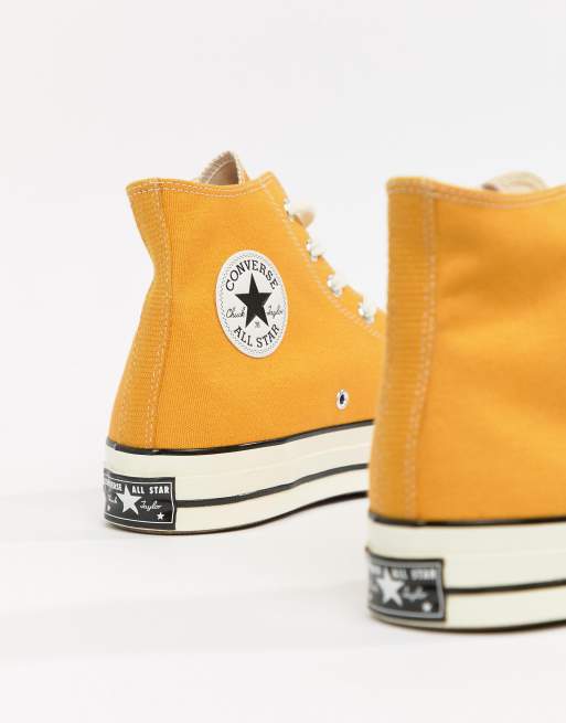 Converse All Star Chuck 70 Scarpe di tela alte gialle