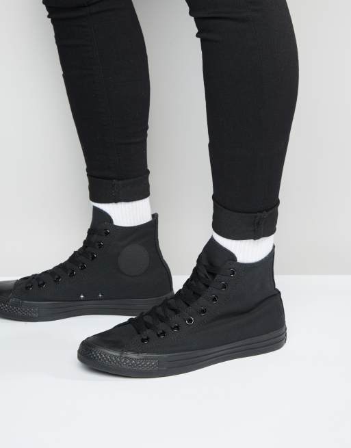 Black store converse plimsolls