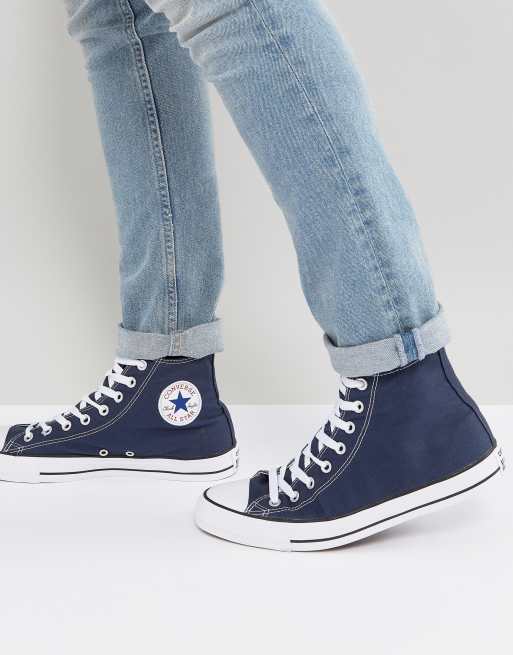 Converses bleues hot sale marines