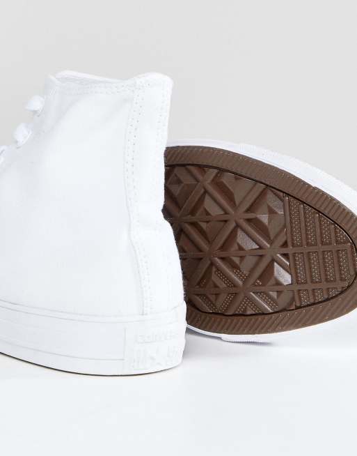 Converse All Star Hi plimsolls in white 1u646, 4 of 4