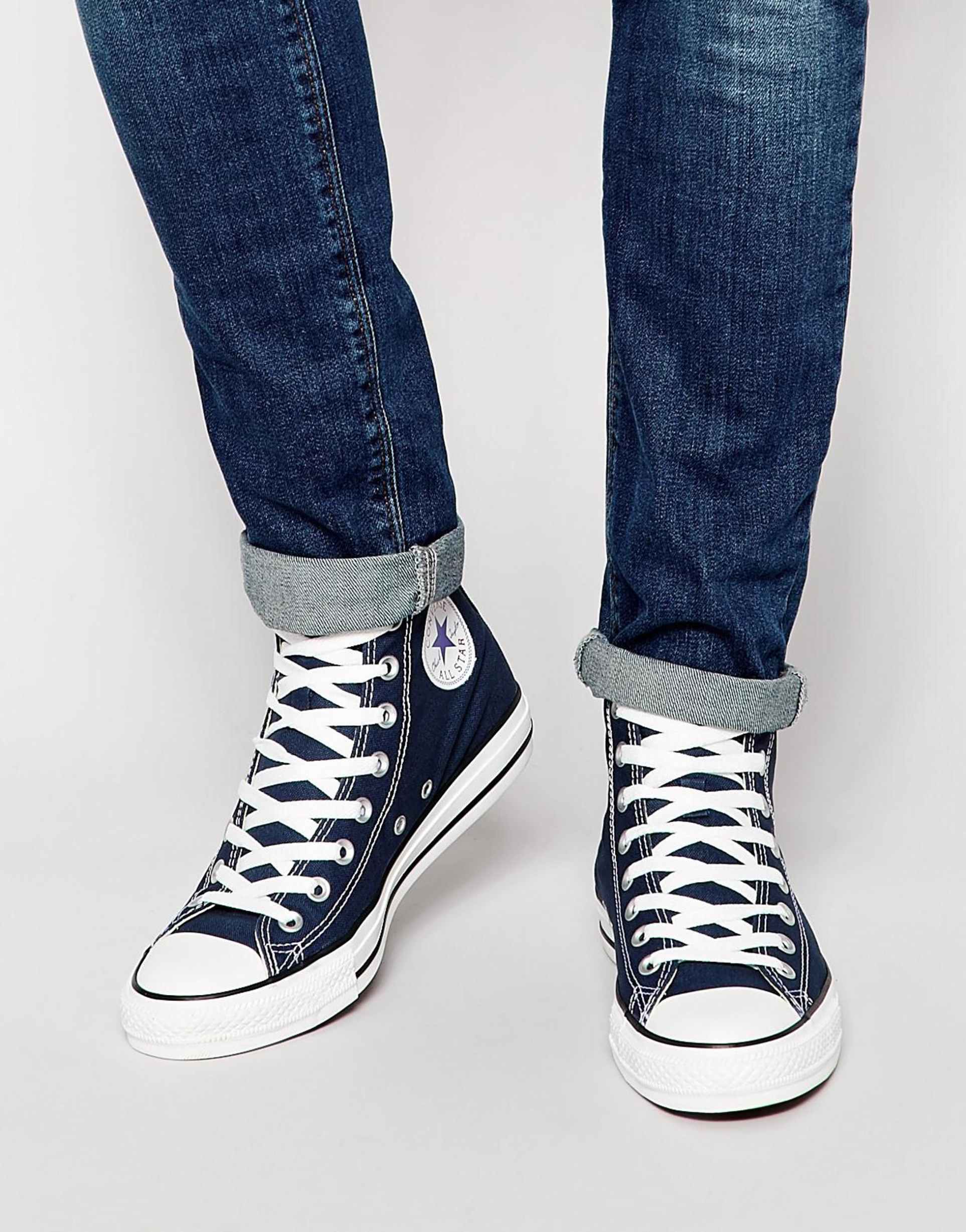 M9622 высокие синие Converse