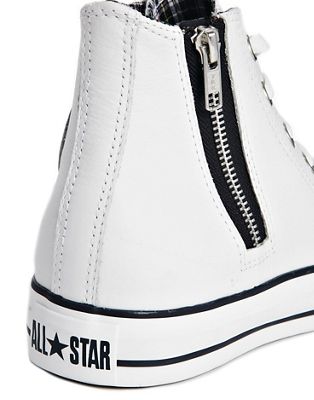 Converse All Star High Top Side Zip Trainers | ASOS