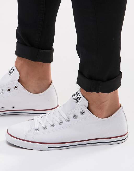 Converse All Star Lean Plimsolls In White 142270C