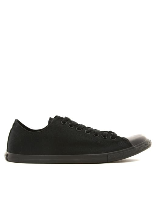 Converse lean hot sale ox black