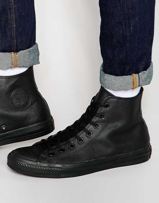 Converse on sale leather plimsolls