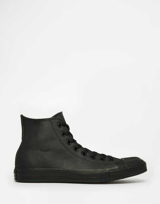 Converse all star leather hi plimsolls new arrivals