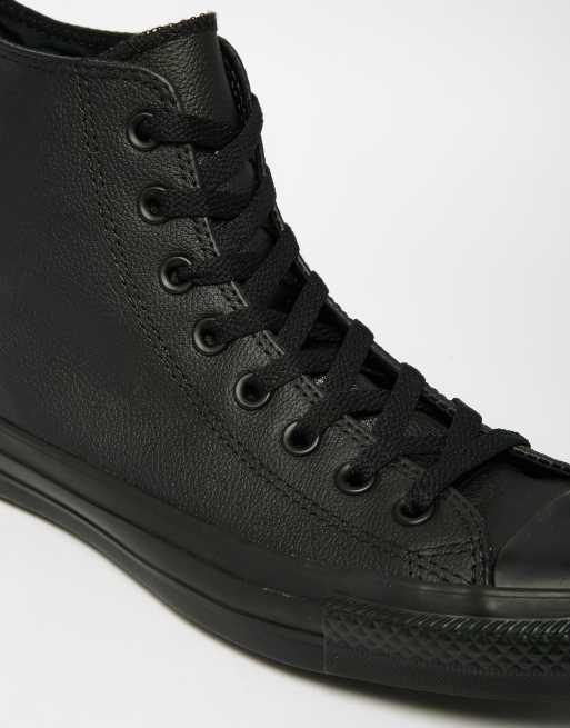 Converse all star leather hi plimsolls new arrivals