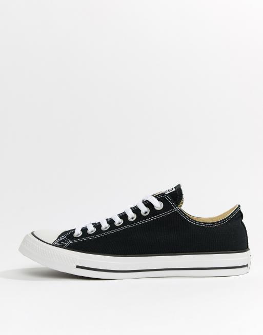 Converse All Star Ox classic low trainers in black, 4 of 4