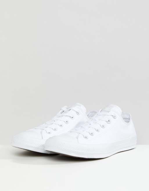 Converse all star on sale ox plimsolls white