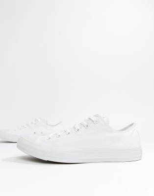 converse tela bianche