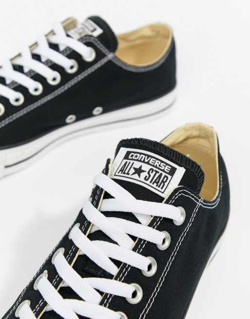 Converse All Star Ox Sneakers In Black M9166C