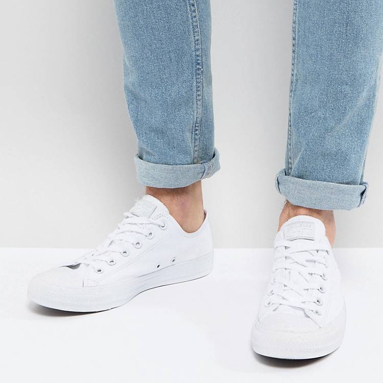 Converse All Star Ox Sneakers In White 1U647 | ASOS
