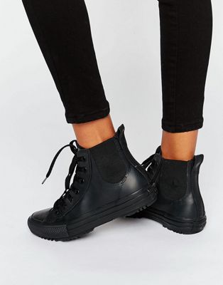 converse rubber chelsea boots