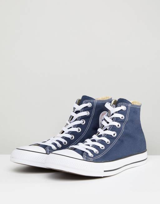 converse montante homme bleu